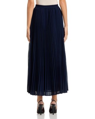 Pleated Maxi Skirt