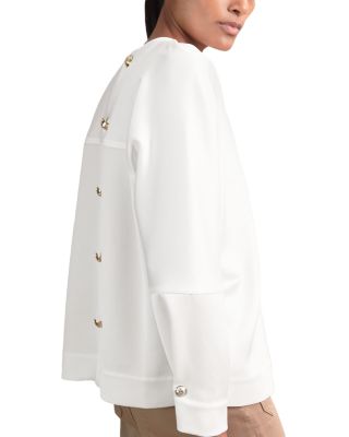 Natalia Button Back Top