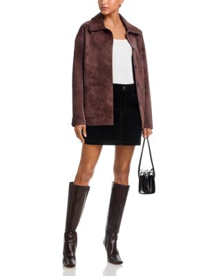 Janelle Velvet Miniskirt