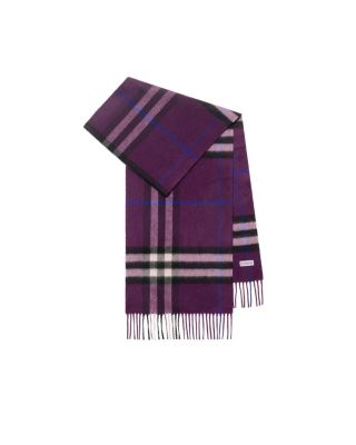  Check Cashmere Scarf