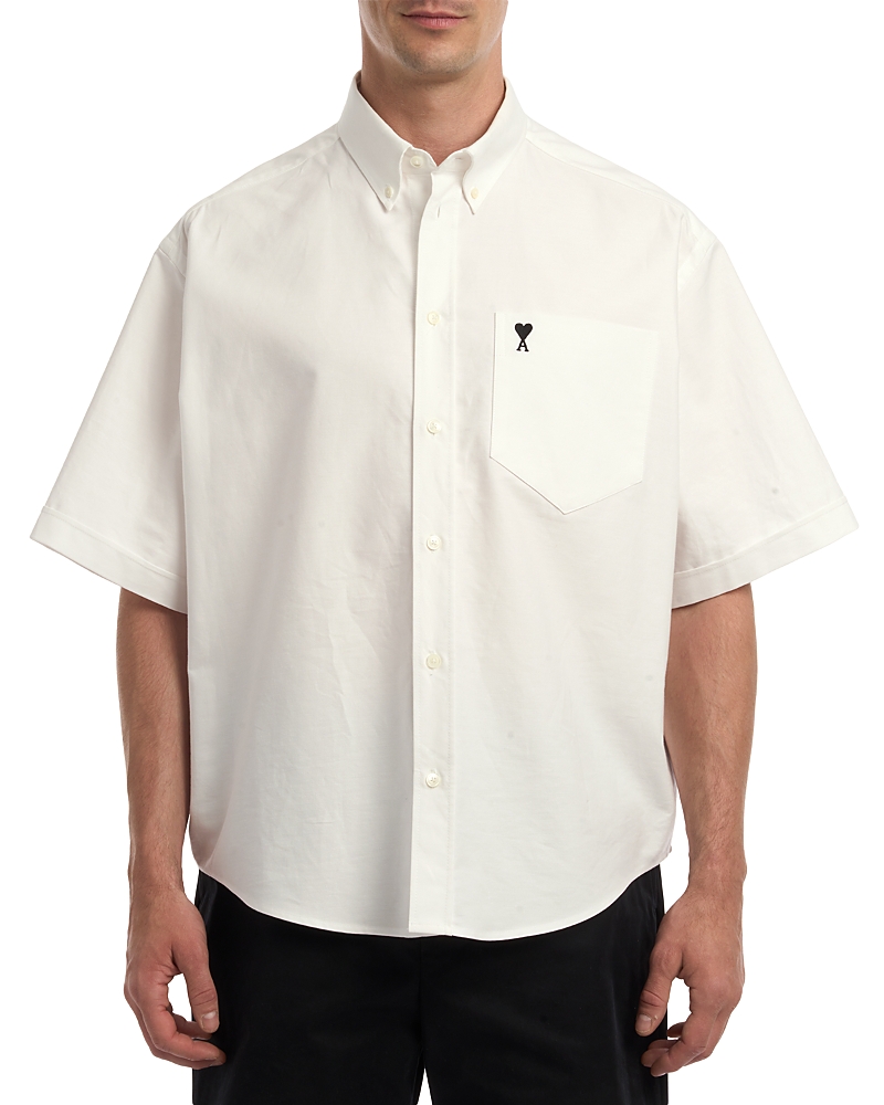 Ami Boxy Fit Pocket Shirt