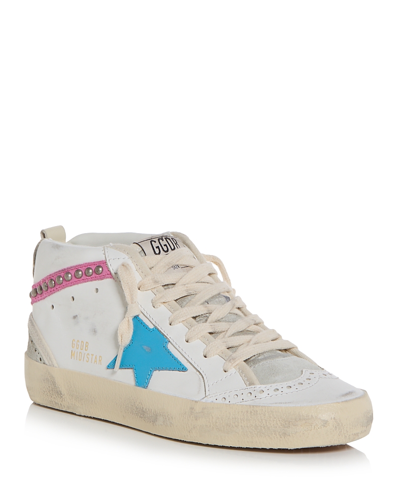 Golden Goose Unisex Mid Star Mid Top Sneakers In Multi