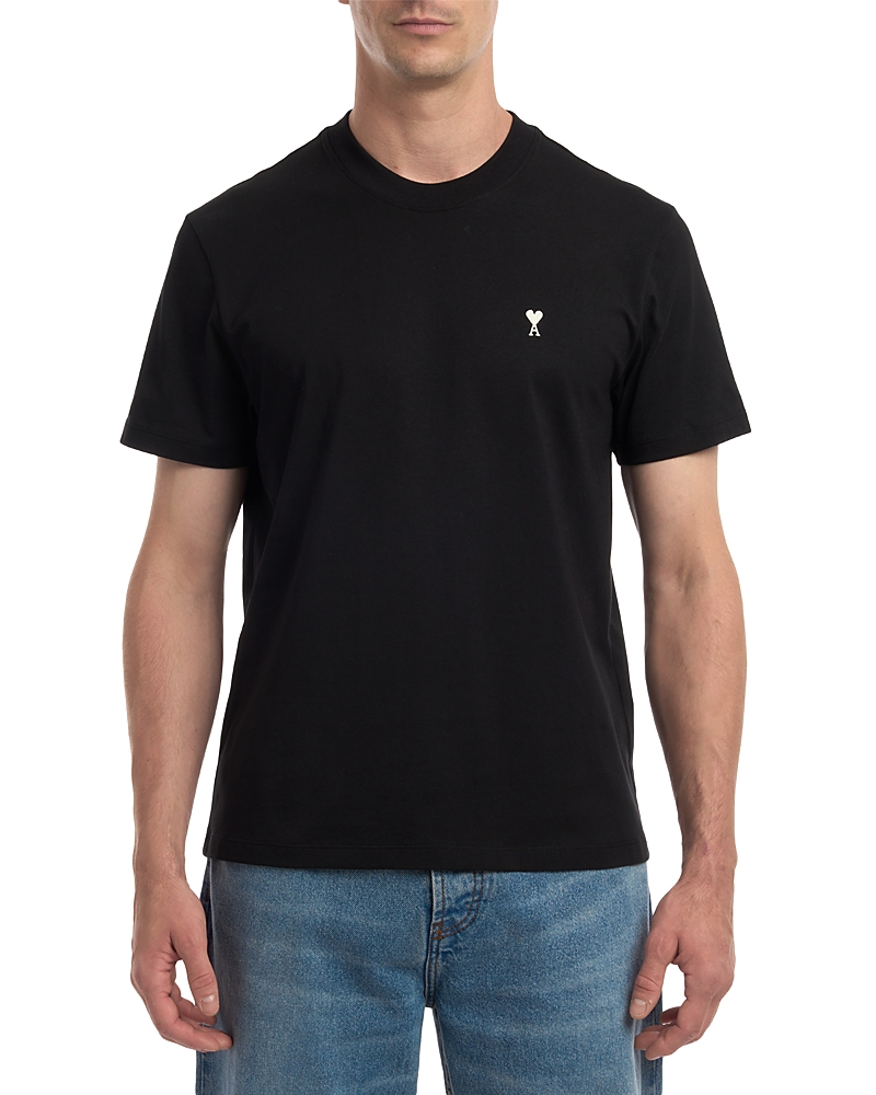 Ami Adc Short Sleeve Logo Tee