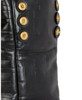  1945 Soft Cabas Small-Pb Embellished Crinkle Leather Handbag