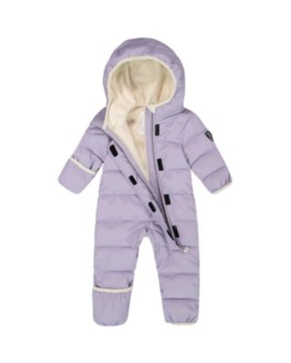 Girls' One-Piece Cloud Compressible Snowsuit Designed for Car Seat - Baby