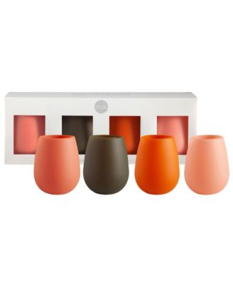 Fegg Silicone Unbreakable Glasses - Set of 4