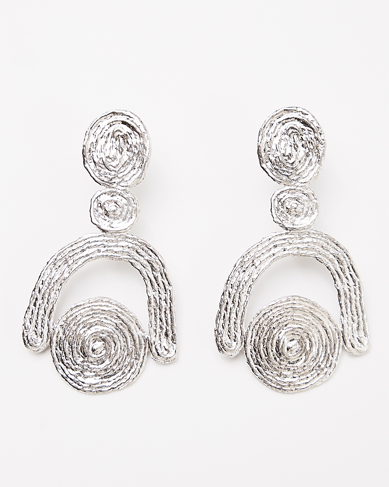 Cog Frida Earrings In Metallic