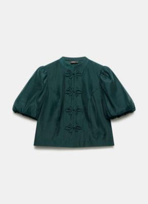 Women's Military Trim Top