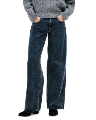 Mica Low Rise Relaxed Wide Jeans in No Mans Land