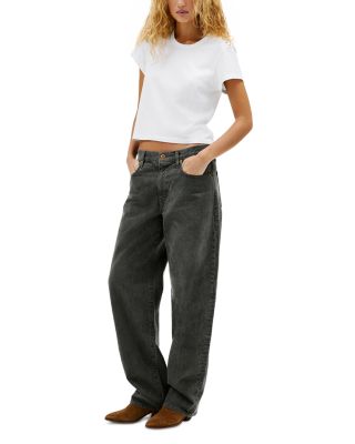 Ella Mid Rise Tapered Jeans in Keystone Mountain