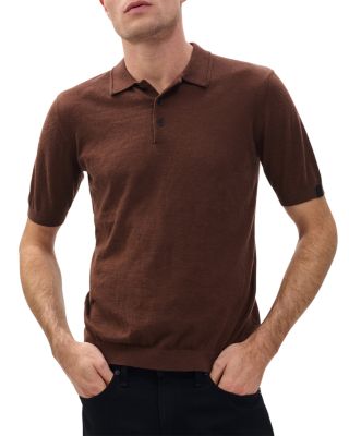 Lightweight Downing Cashmere Polo Shirt