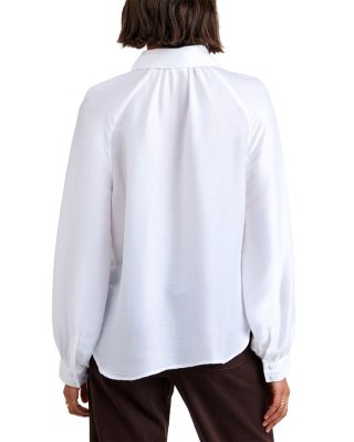 Collared Raglan Sleeve Top