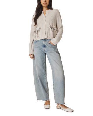Stassi Satin Tie Cardigan
