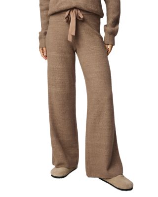 Stassi Satin Tie Sweater Pants