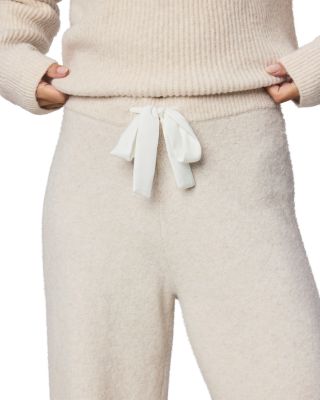 Stassi Satin Tie Sweater Pants