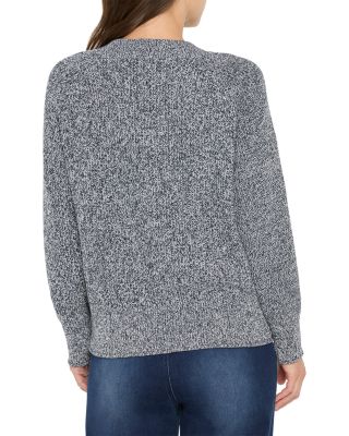 V-Neck Shaker Stitch Sweater