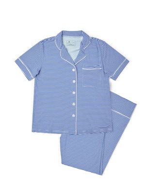 Cobalt Stripe Bamboo Pajama Set