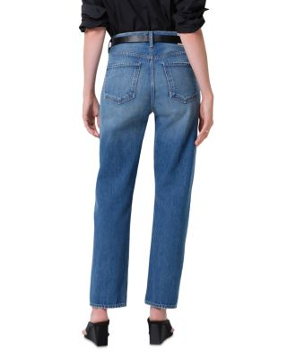 Blaine Vintage High Rise Straight-Leg Jeans in Jonie