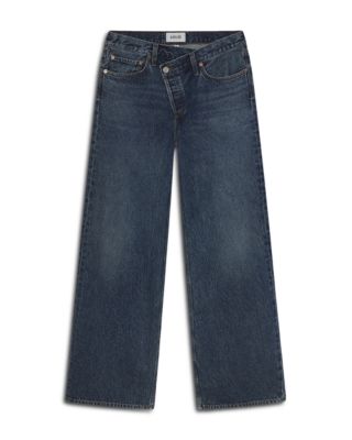 Arc High Rise Straight Crisscross Jeans in Form