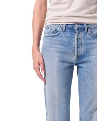 Lana High Rise Vintage Straight Jeans in Brink