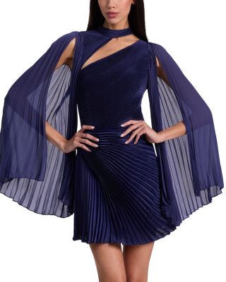 Aurelie Pleated Mini Dress