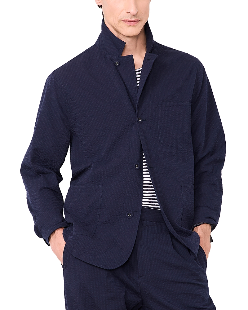 Officine Generale Sycamore Cotton Seersucker Jacket