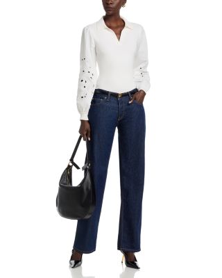 The Evelina Mixed Media Top