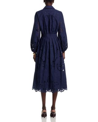 The Zoya Eyelet Embroidered Dress
