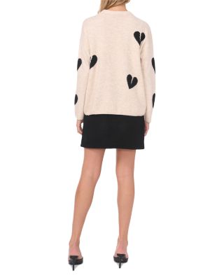 Many Hearts Crewneck Sweater