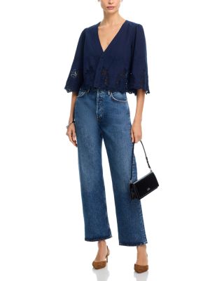 The Lady Lace Trim Blouse