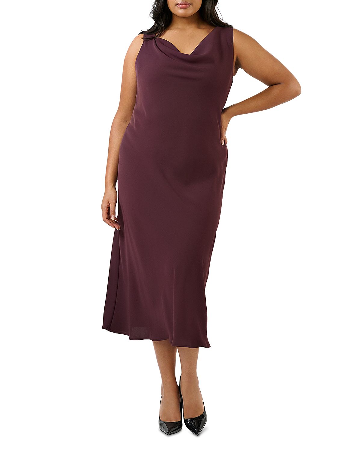 Estelle Plus Britney Cowlneck Dress