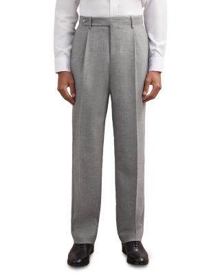 Wool Mixer Tailored Fit Trousers