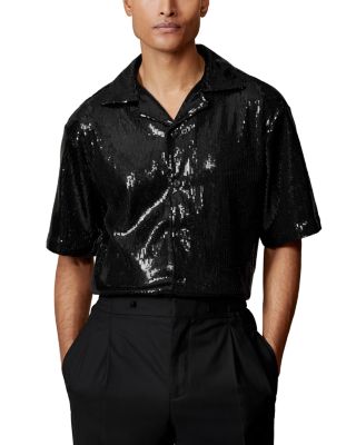 Cutaway Collar Short Sleeve Shirt