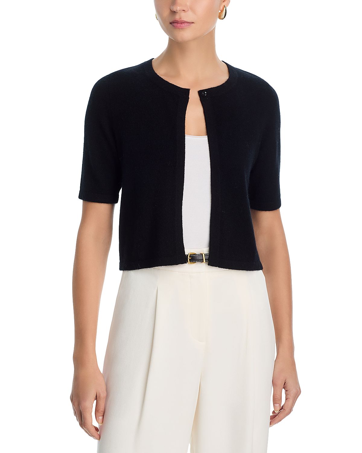 C by Bloomingdale's Cashmere 100% Cashmere Crewneck Shrug Sweater - Exclusive