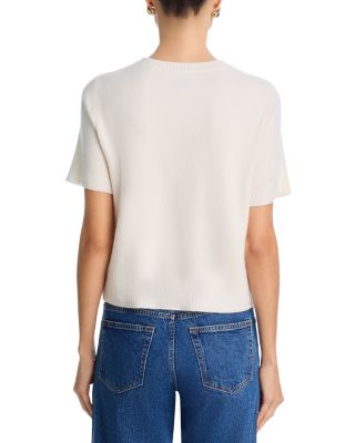 100% Cashmere Crewneck Cardigan Sweater - Exclusive