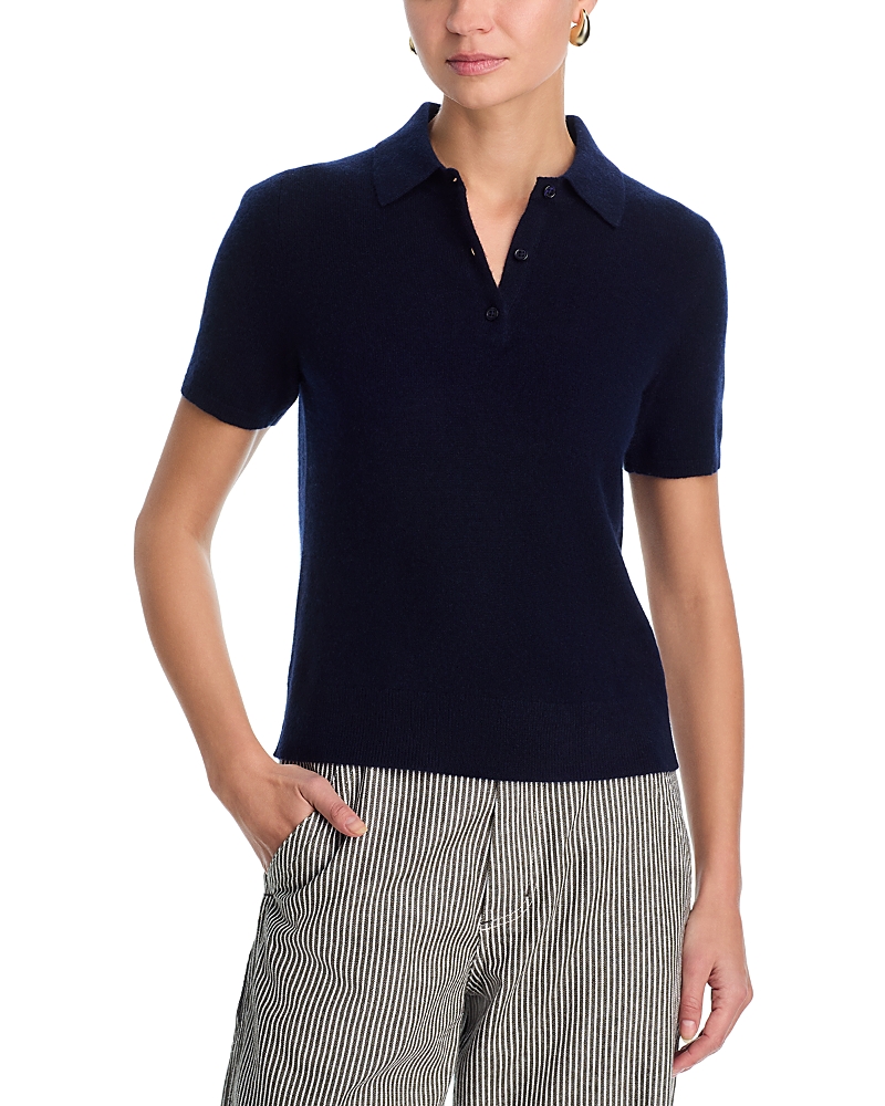 C By Bloomingdale's Cashmere 100% Cashmere Polo Sweater - Exclusive · L