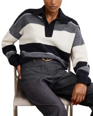 Stripe Long Sleeve Sweater 