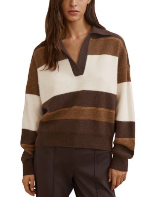 Stripe Long Sleeve Sweater 