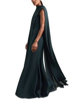 Greta Cape Back Gown