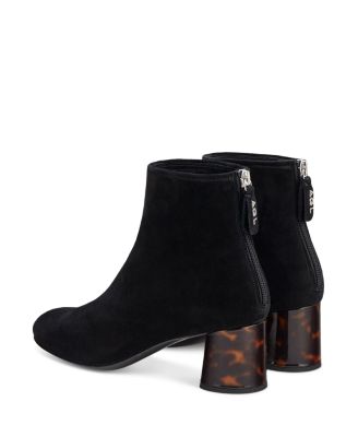 Women's Veta Back Zip Block Heel Booties