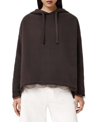 Nia Lace Trim Hoodie