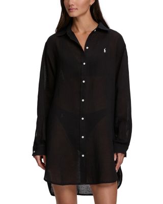 Boyfriend Shirt Swim Cover-Up