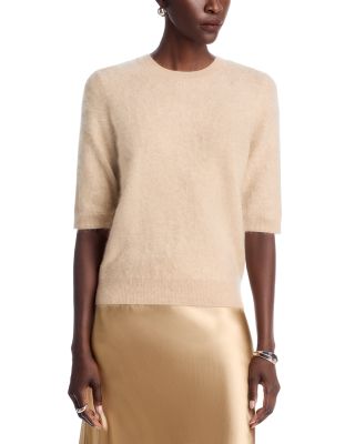 Brushed Cashmere Crewneck Sweater