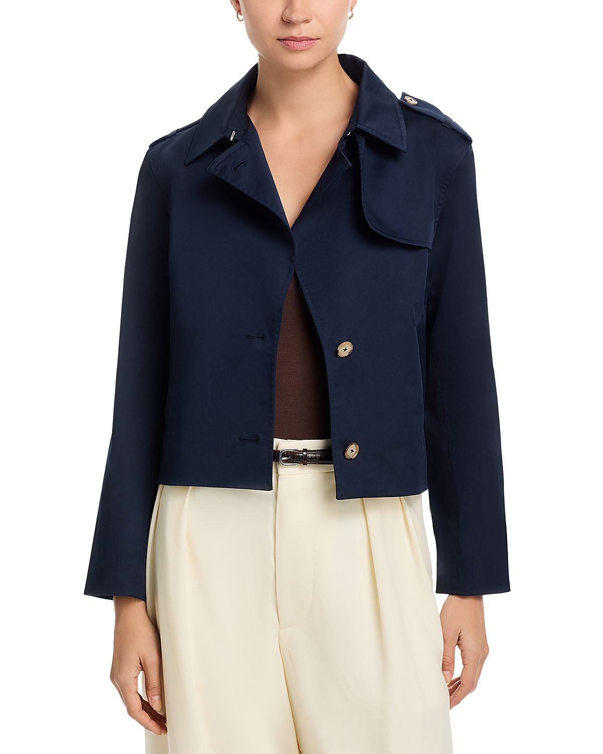 Frame Short Trench Jacket