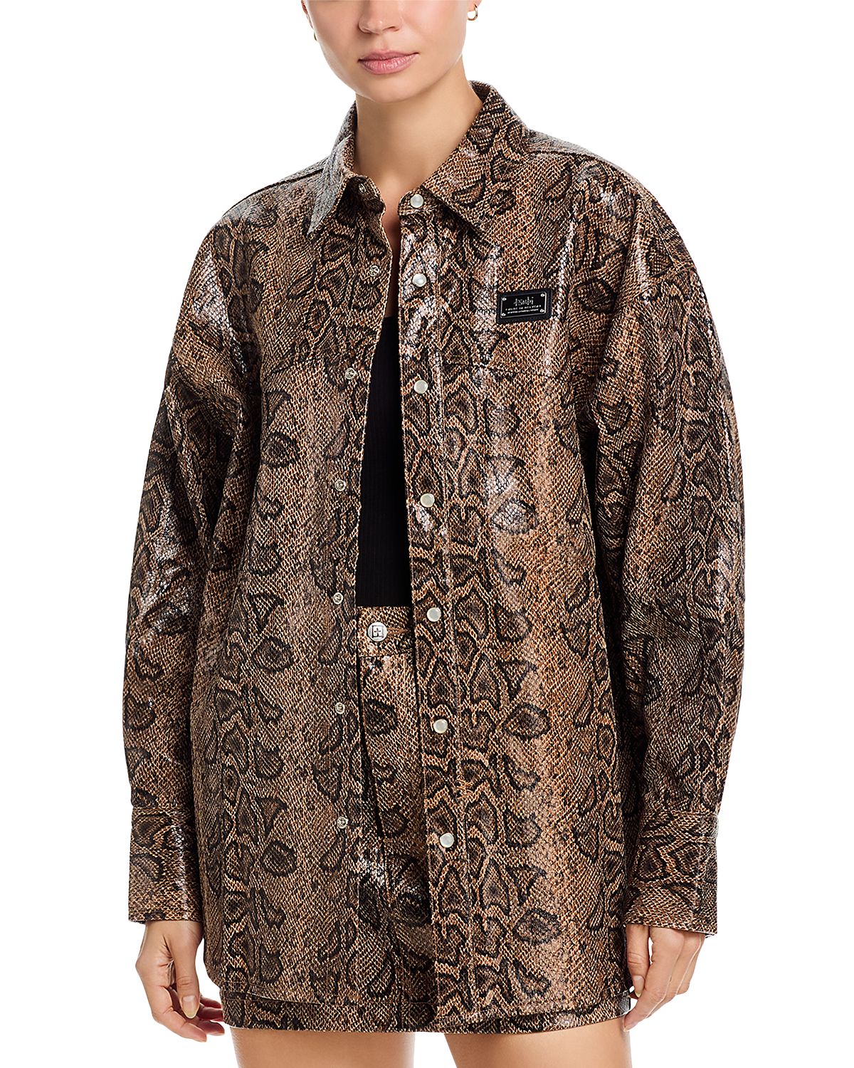 Ksubi Astra Long Sleeve Snakebite Jacket