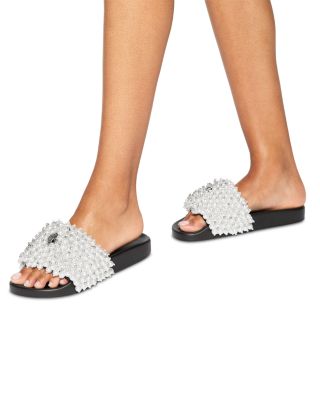Women's Meena Eagle Beaded Slides