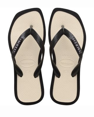 Women's Top Square Thong Flip Flops
