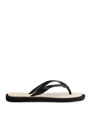 Women's Top Square Thong Flip Flops