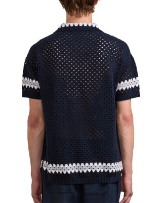 Pinto Cotton Short Sleeve Crochet Cardigan