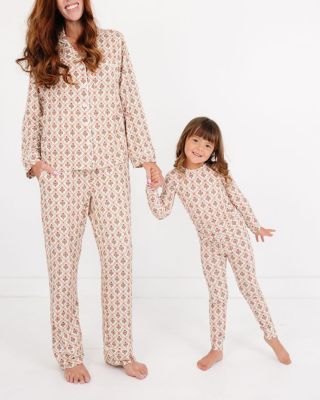 Holly Trellis Bamboo Pajama Set